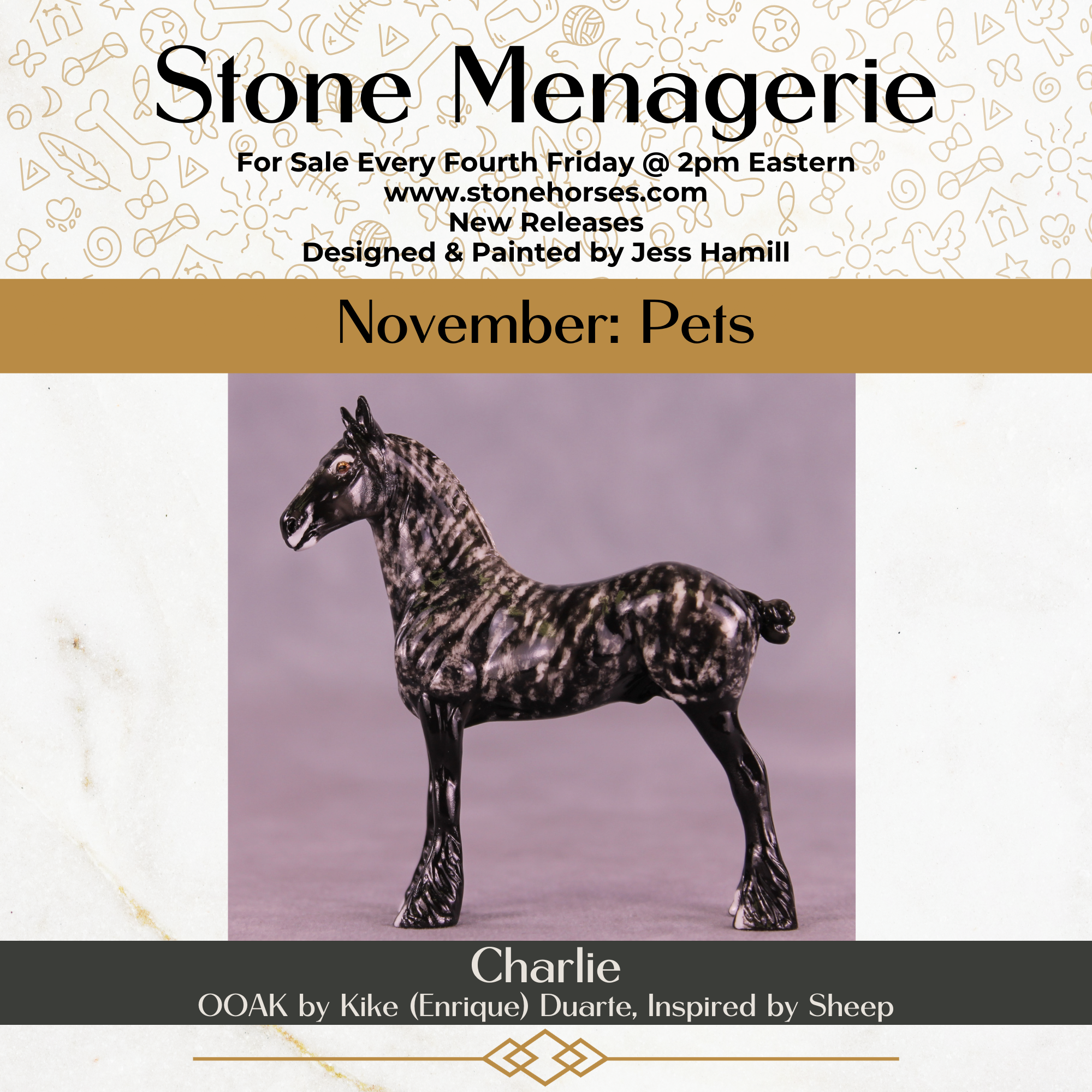 Charlie OOAK Chip Standing Drafter by Kike (Enrique) Duarte MS25