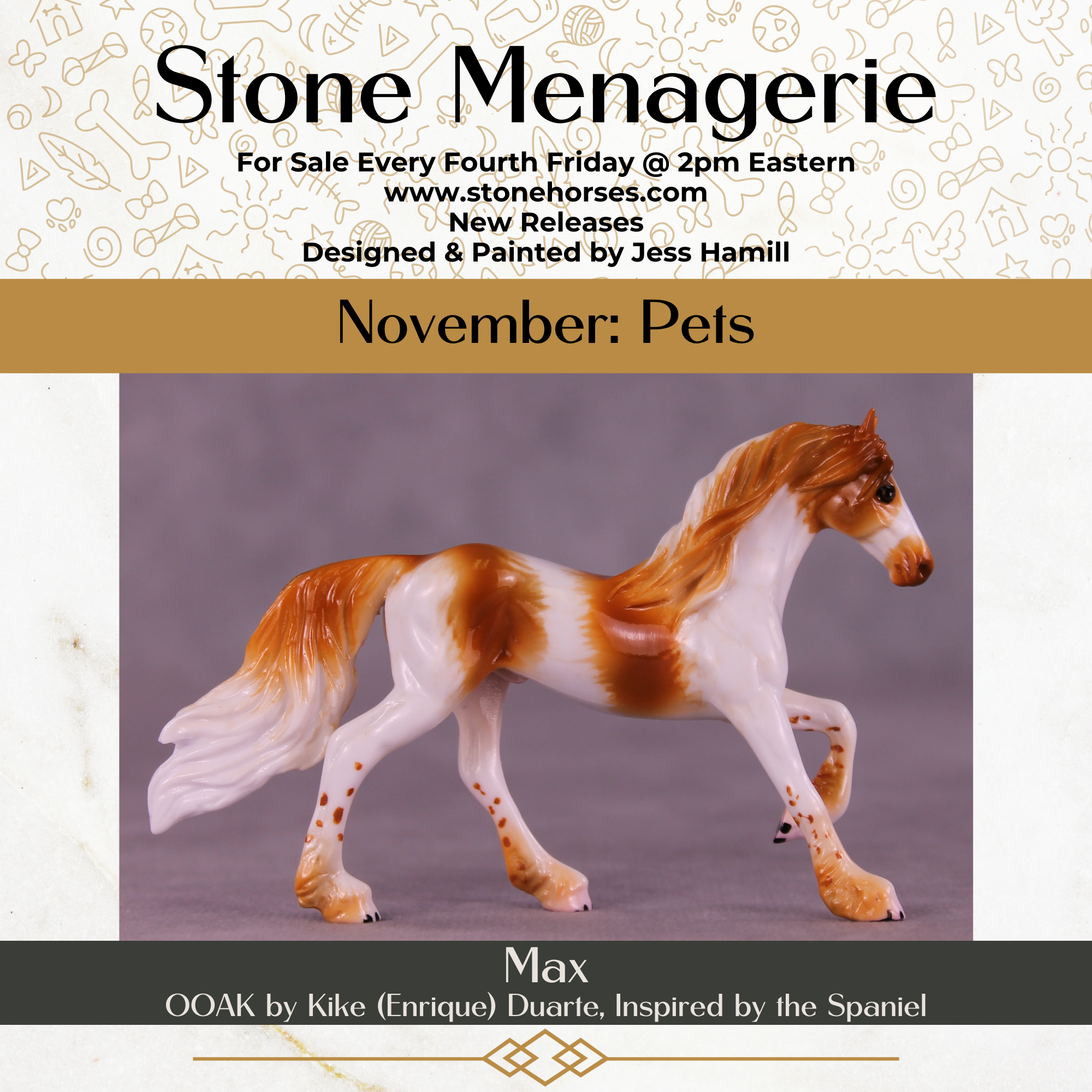 Max OOAK Chip Friesian by Kike (Enrique) Duarte MS25