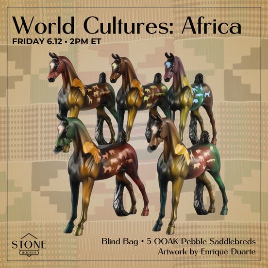 OOAK Pebble Saddlebred Blind Bag by Enrique Duarte WC26