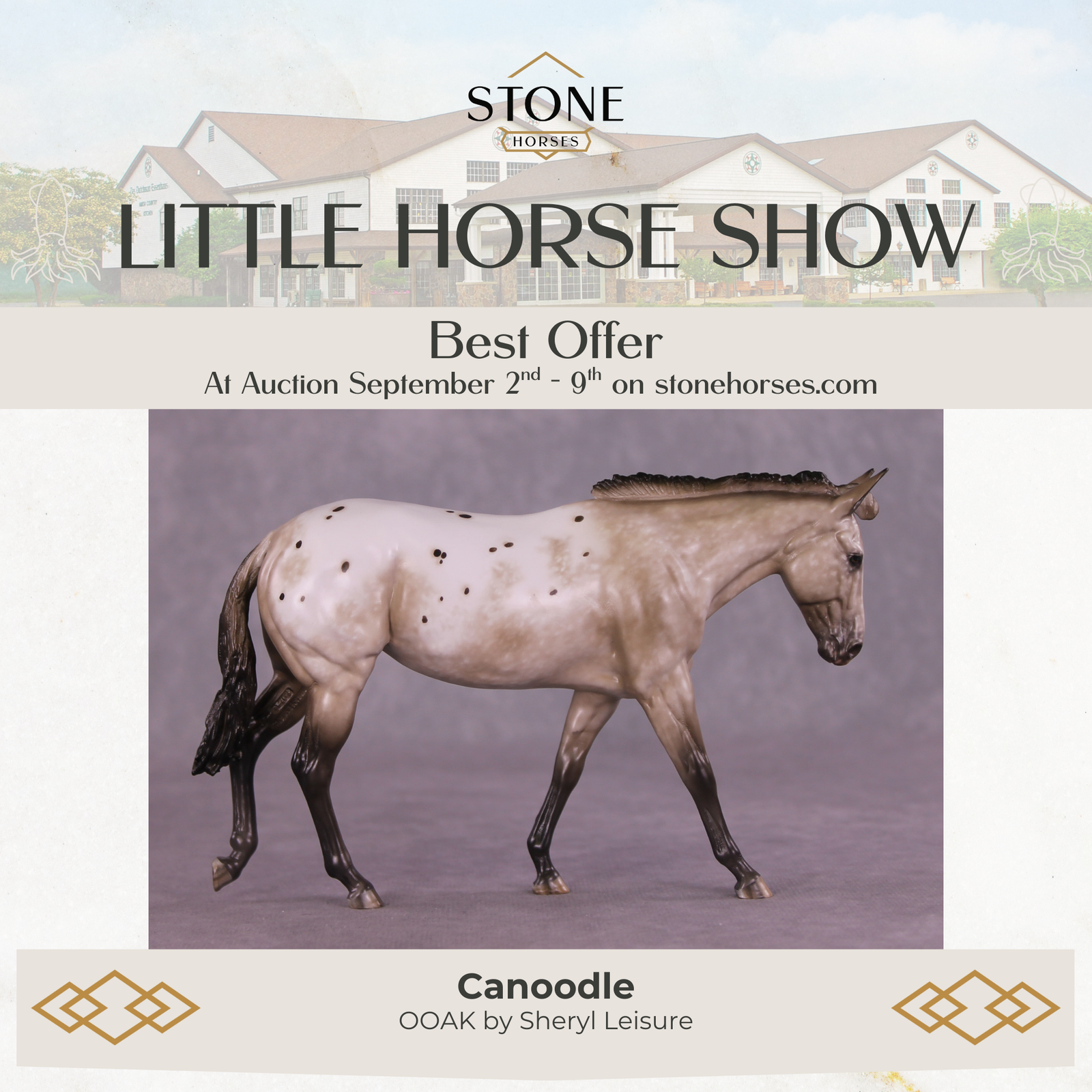 Canoodle OOAK FCM Pebble Mule by Sheryl Leisure Best Offers LHS25 09/09/2025