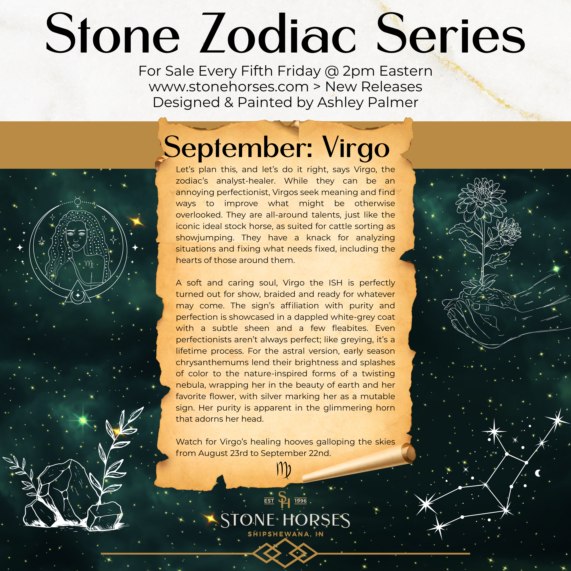 Porrima LE-10 FCM Ideal Stock Horse by Ashley Palmer ZS25