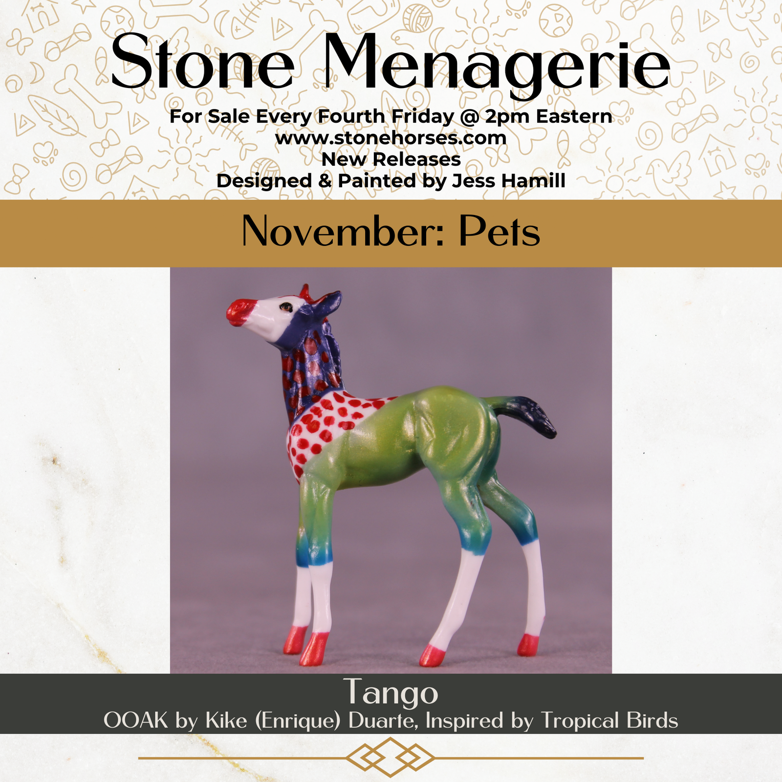 Tango OOAK Chip Foal by Kike (Enrique) Duarte MS25