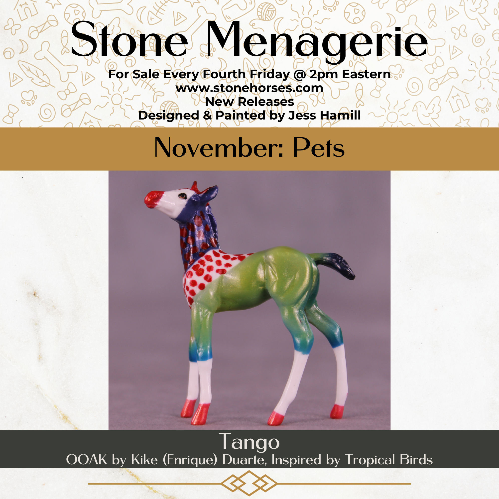 Tango OOAK Chip Foal by Kike (Enrique) Duarte MS25