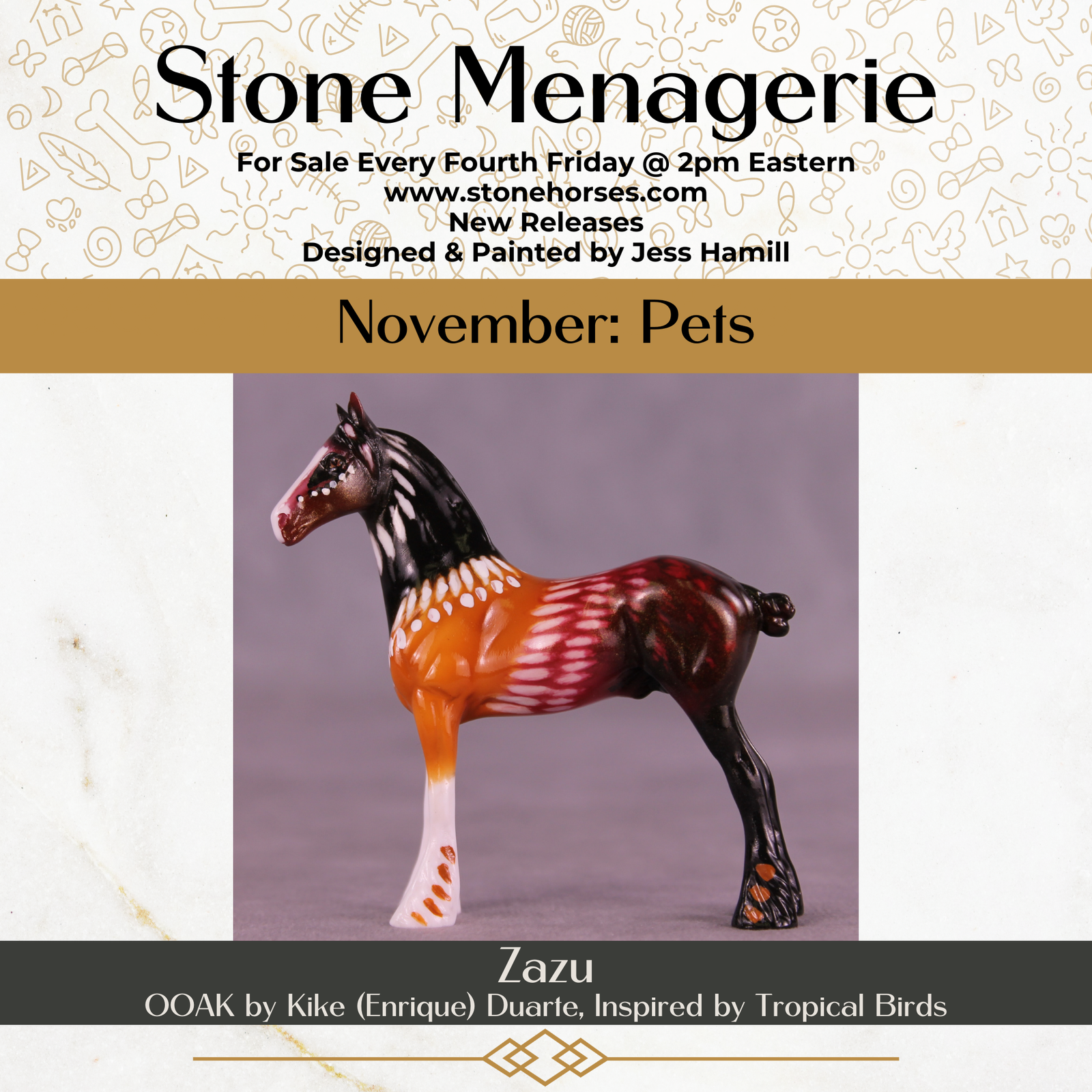 Zazu OOAK Chip Standing Drafter by Kike (Enrique) Duarte MS25