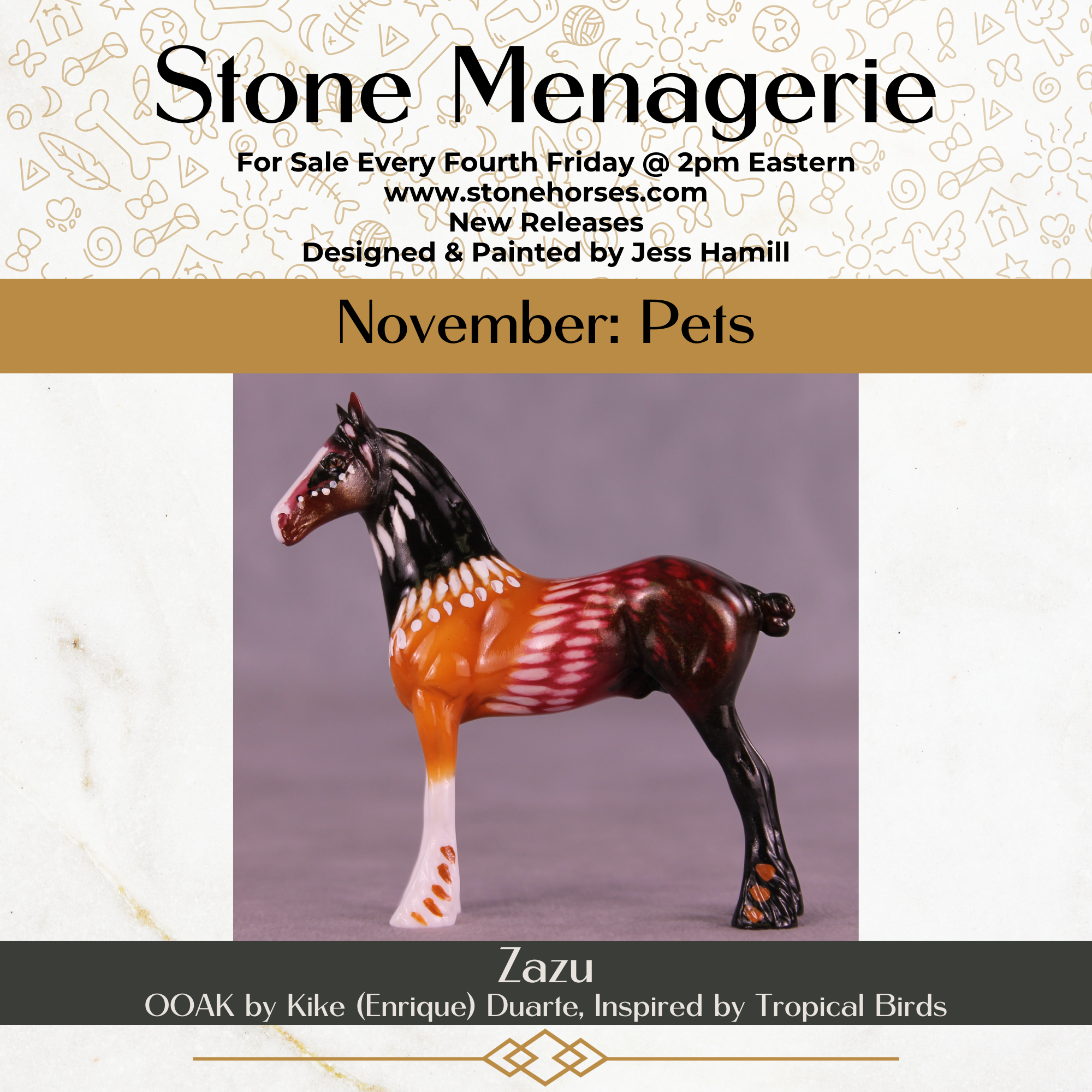 Zazu OOAK Chip Standing Drafter by Kike (Enrique) Duarte MS25