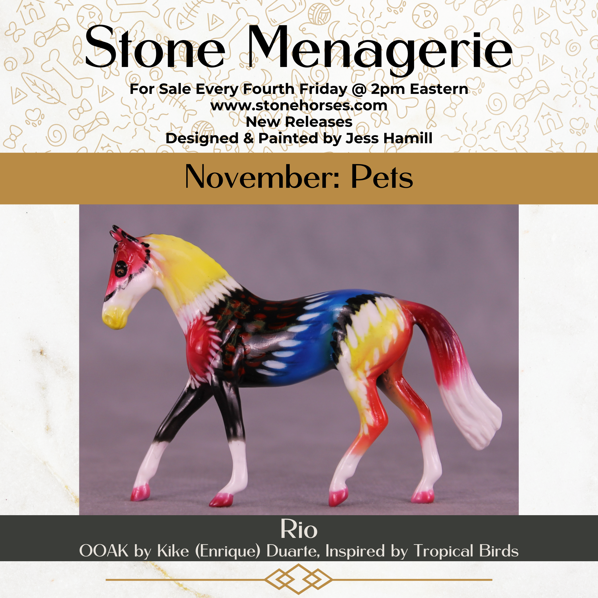 Rio OOAK Chip Warmblood by Kike (Enrique) Duarte MS25