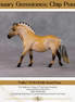 "Vafler" OOAK Custom Fjord Pony Chip By Kristen Cermele - Gemstone Series