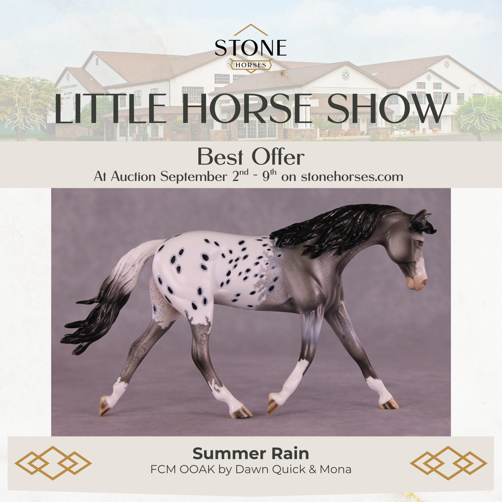 Summer Rain OOAK FCM Pebble Warmblood by Dawn Quick Best Offers LHS25 09/09/2028