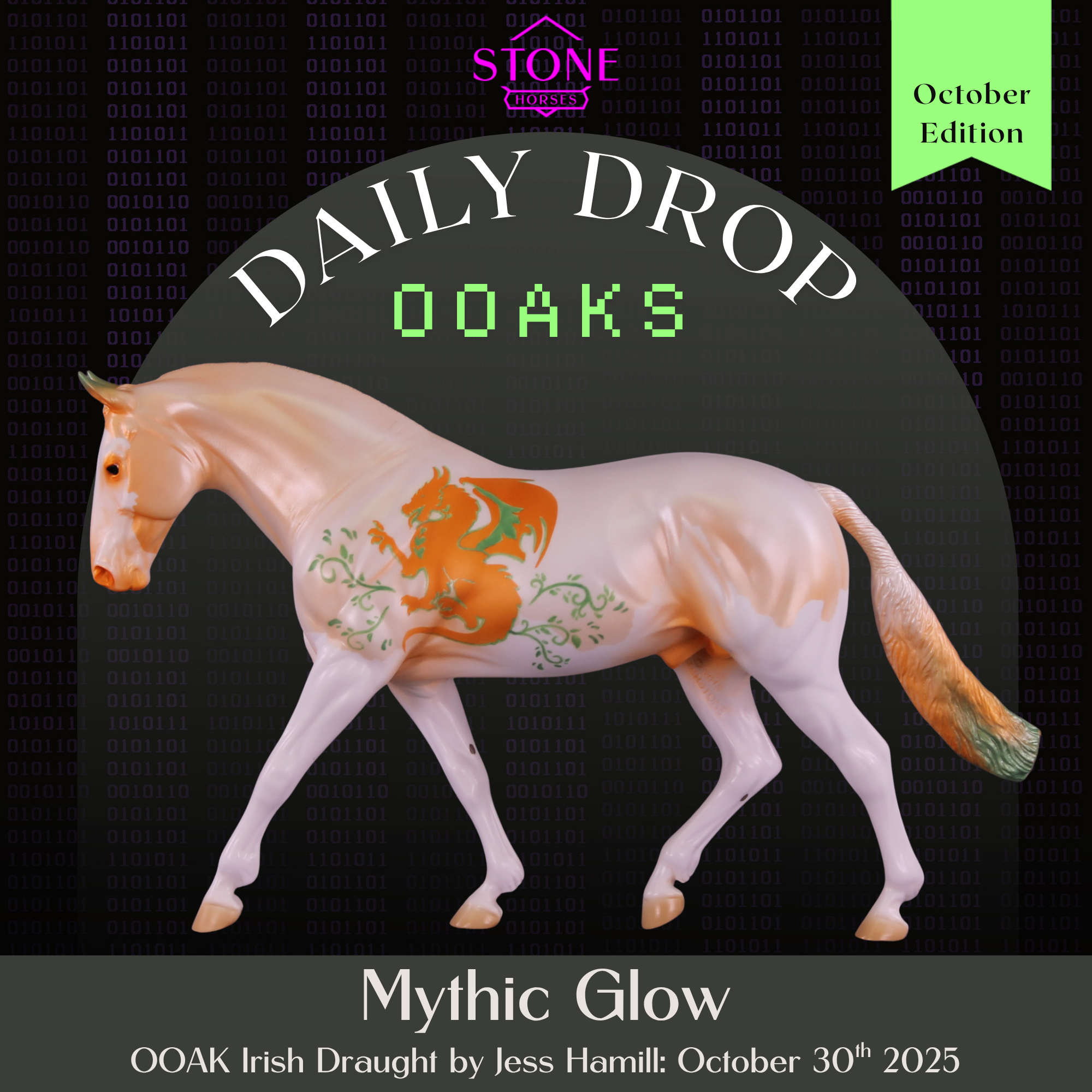 Mythic Glow OOAK Irish Draught by Jess Hamill DDOOAKs25