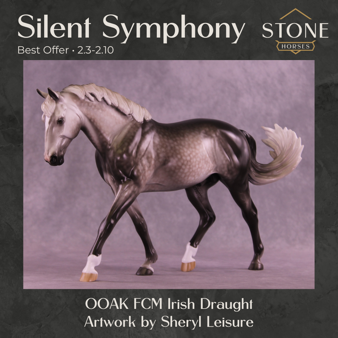 Silent Symphony OOAK FCM Irish Draught by Sheryl Leisure Best Offer 2.3.2026