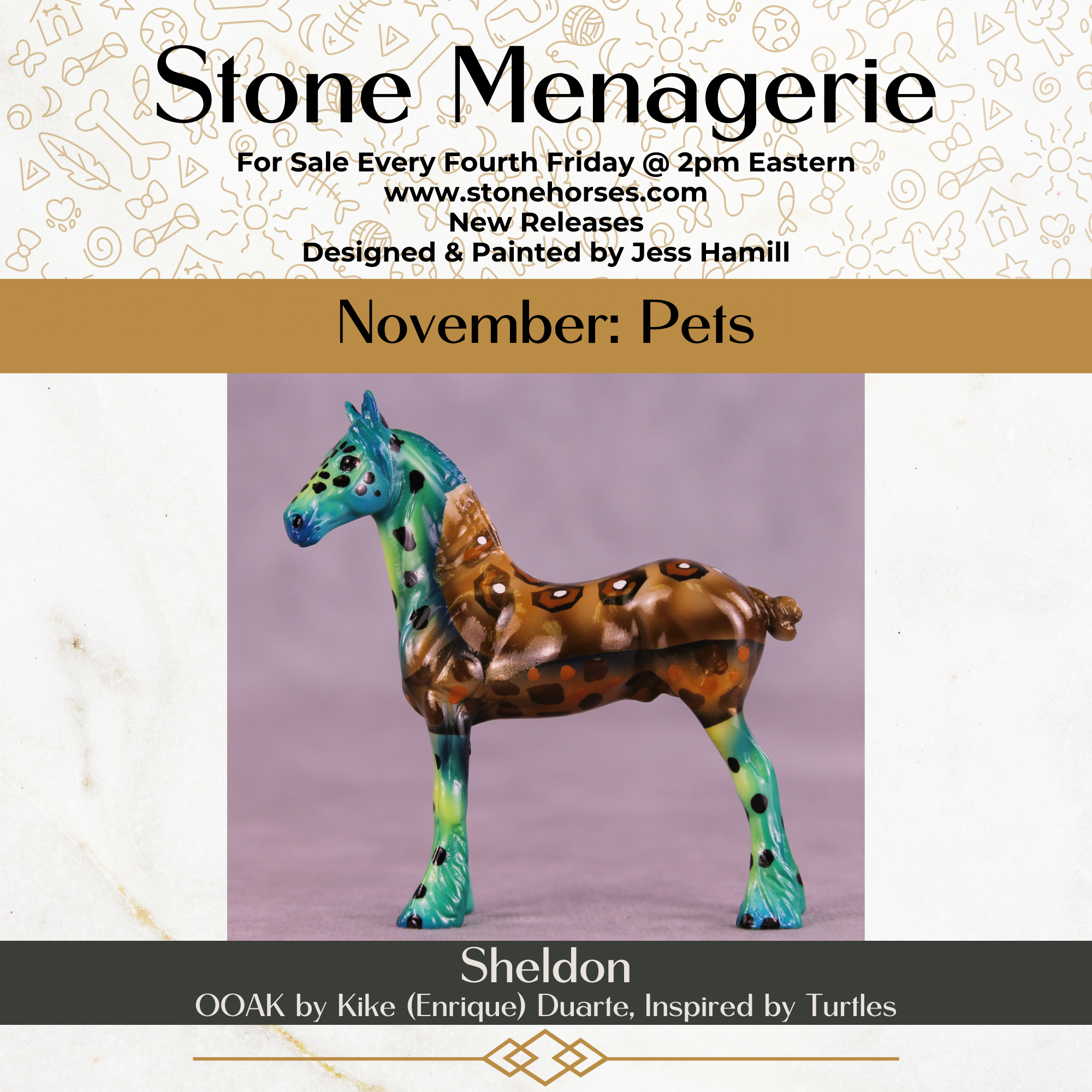 Sheldon OOAK Chip Standing Drafter by Kike (Enrique) Duarte MS25