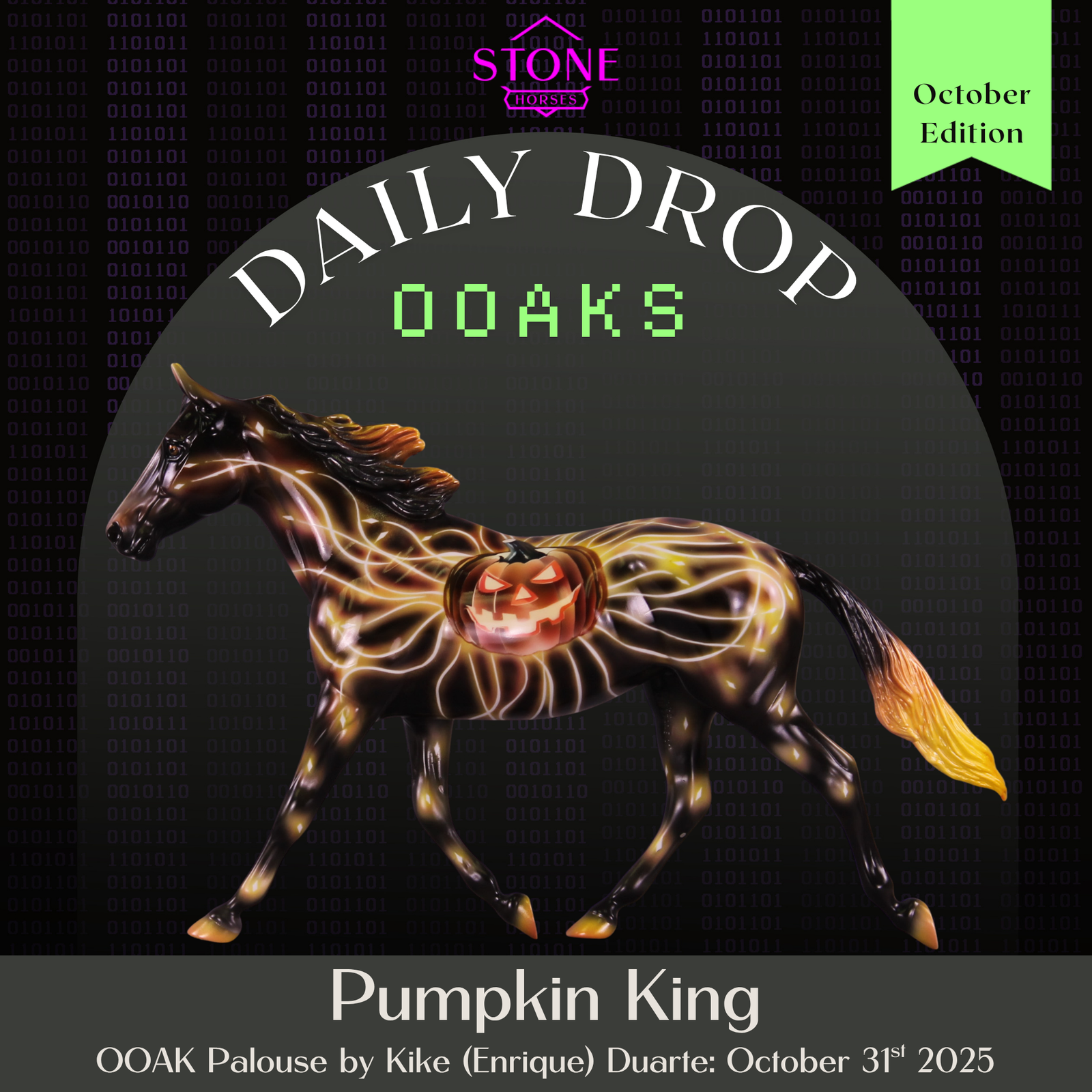 Pumpkin King OOAK Palouse by Kike (Enrique) Duarte DDOOAKs25