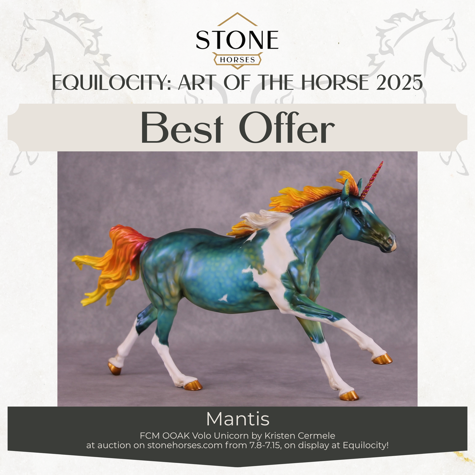 "Mantis" OOAK FCM Volo by Kristen Cermele Best Offer EQ25 07/15/25