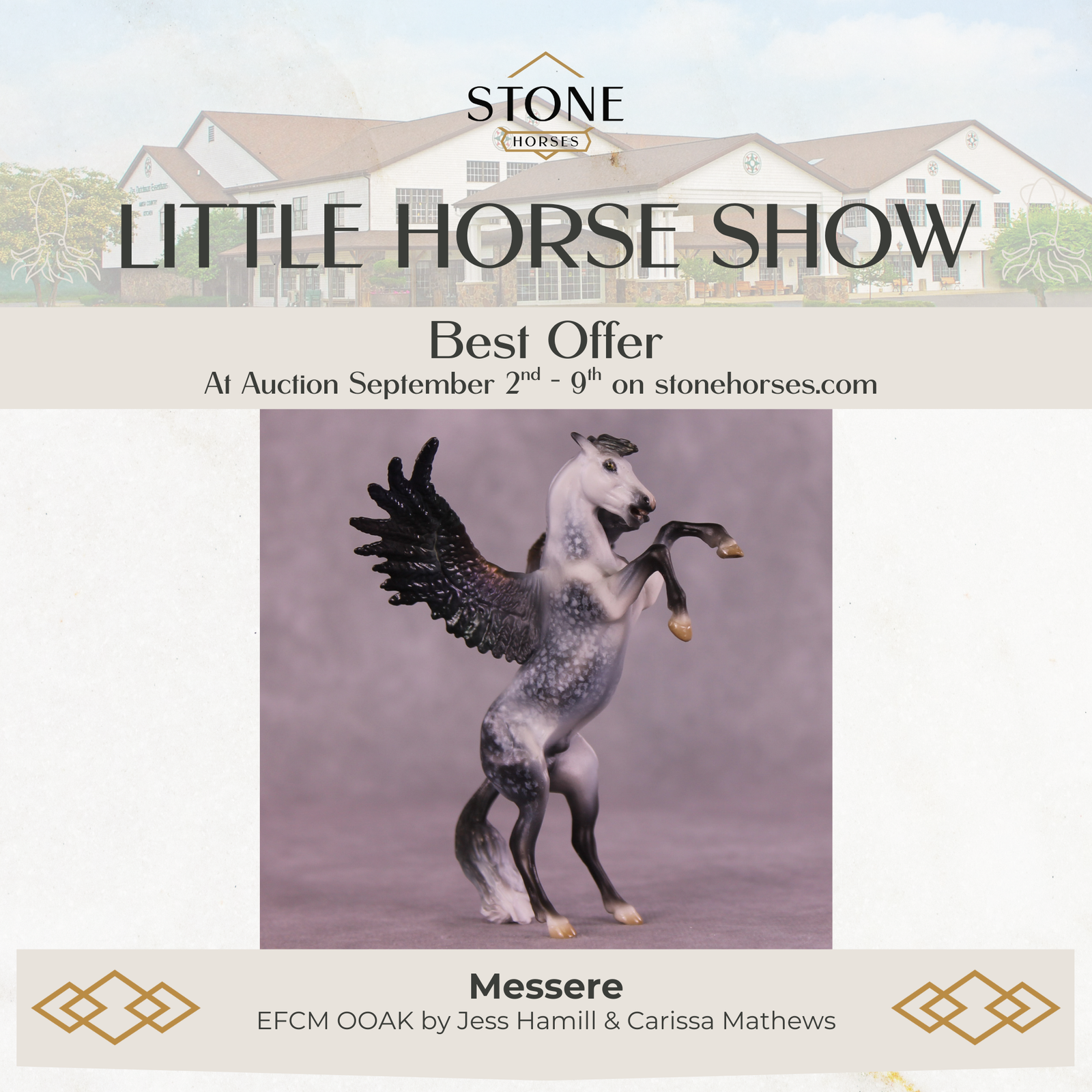 Messere OOAK EFCM Chip Rearing Horse by Jess Hamill Best Offers LHS25 09/09/2025