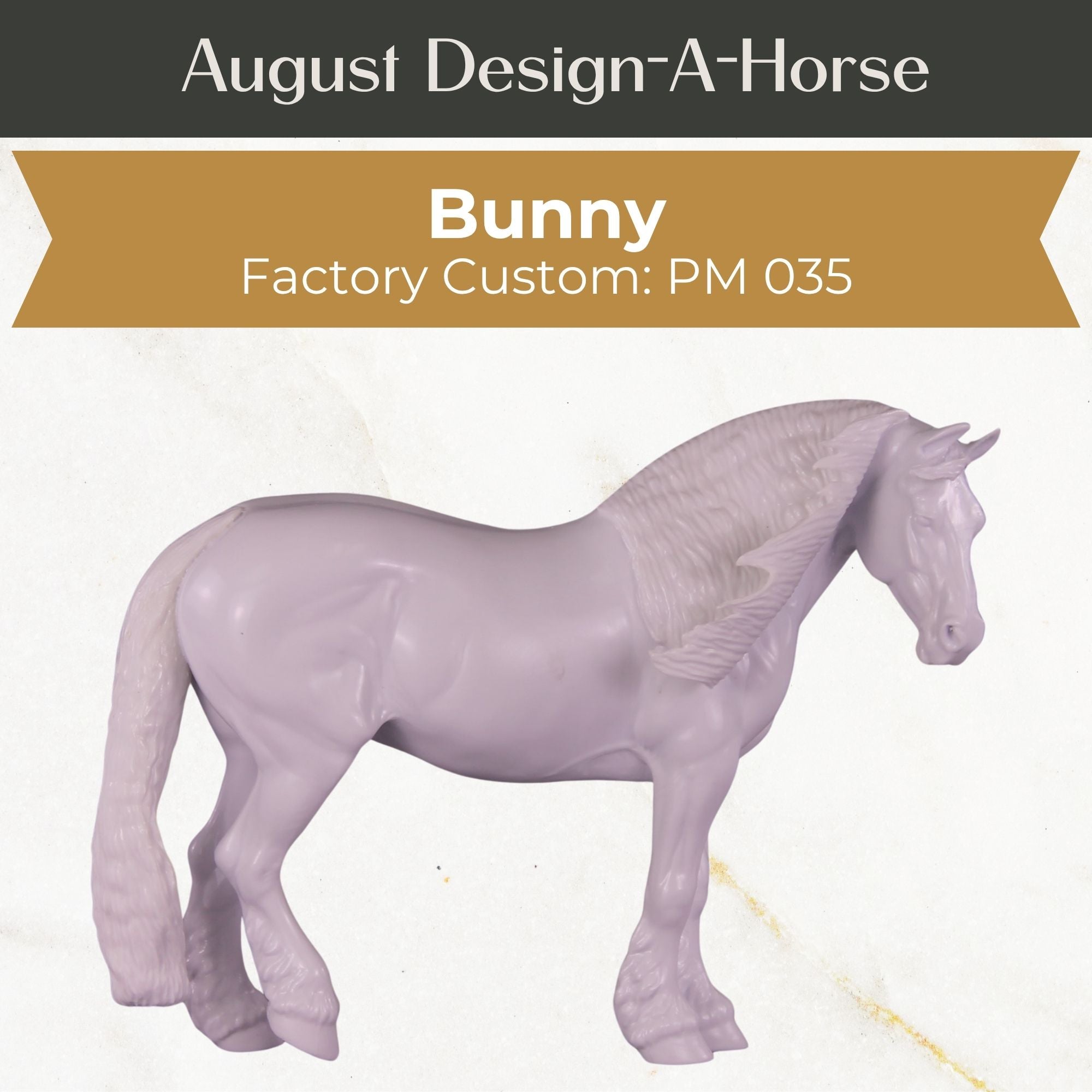 Design-A-Horse FCM Bunny August Release DAH25 PM035