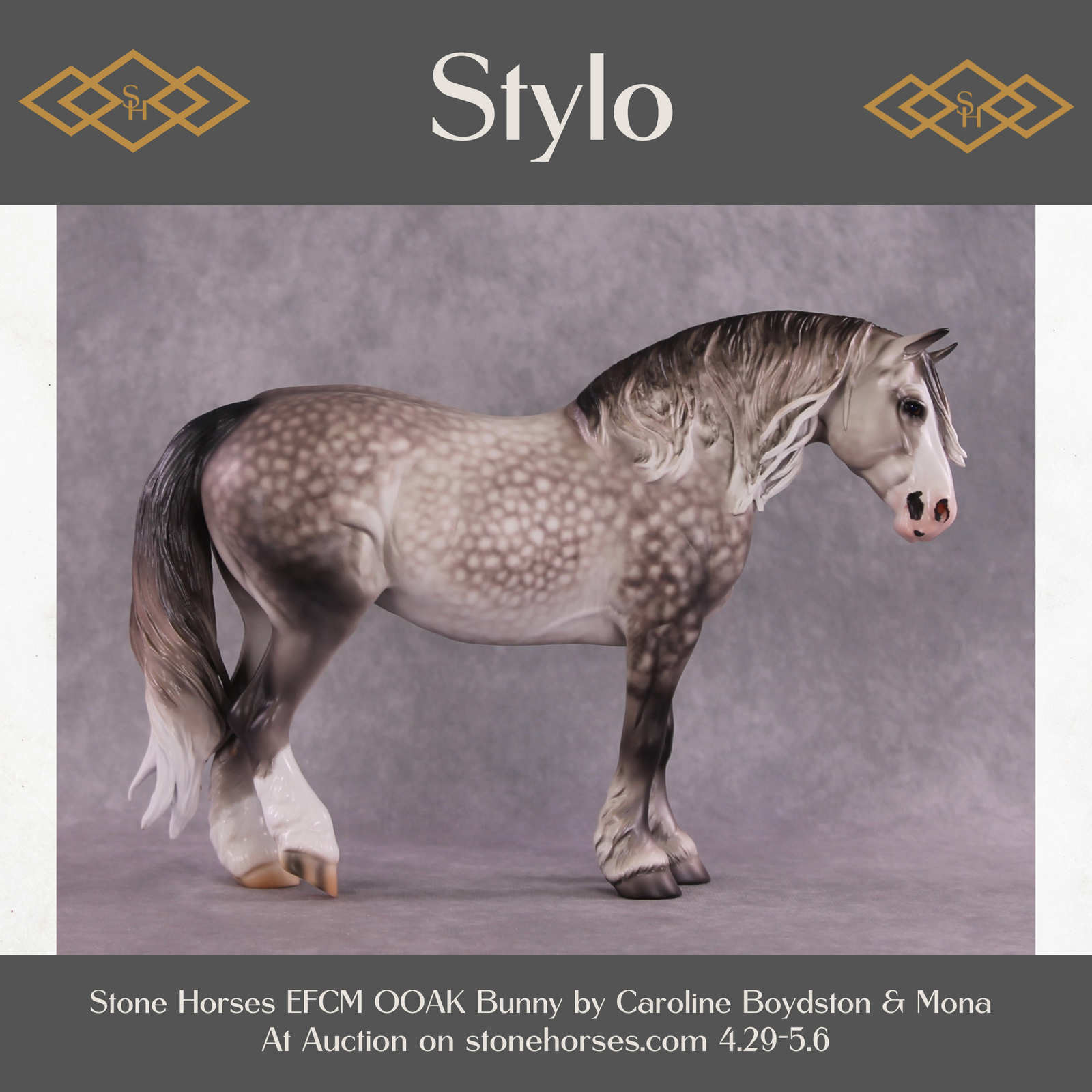 "Stylo" OOAK EFCM Bunny By Caroline Boydston Best Offer 5/6/2025