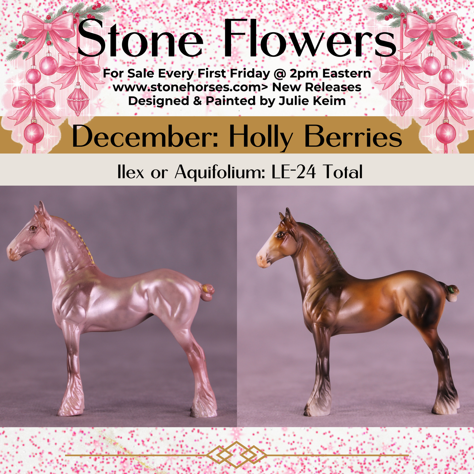 Ilex or Aquifolium LE-24 FCM Chip Standing Drafter by Julie Keim FS25