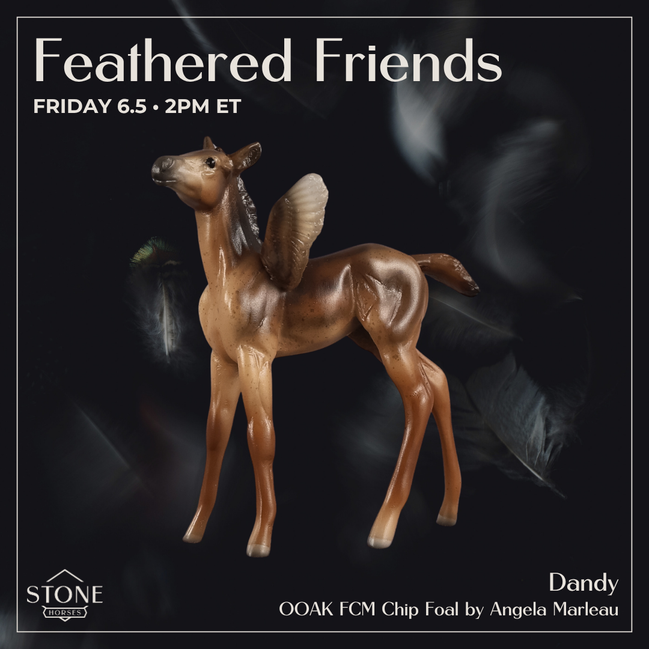 Dandy OOAK FCM Chip Foal by Angela Marleau FTF26