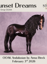 Sunset Dreams OOAK FCM Andalusian by Anna Rieck DDOOAKs26