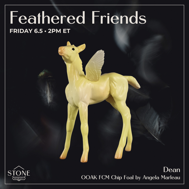 Dean OOAK FCM Chip Foal by Angela Marleau FTF26