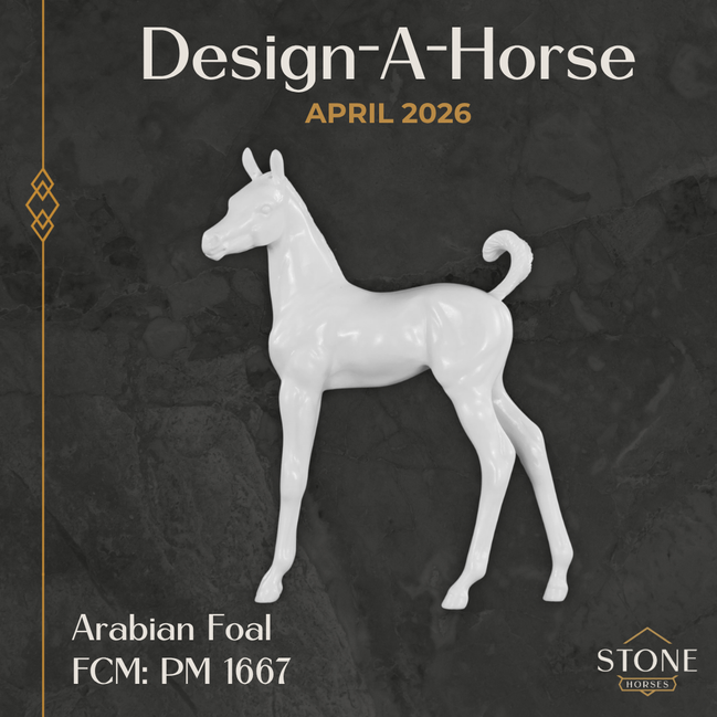 Design-A-Horse FCM Arabian Foal April Release DAH26 PM1667