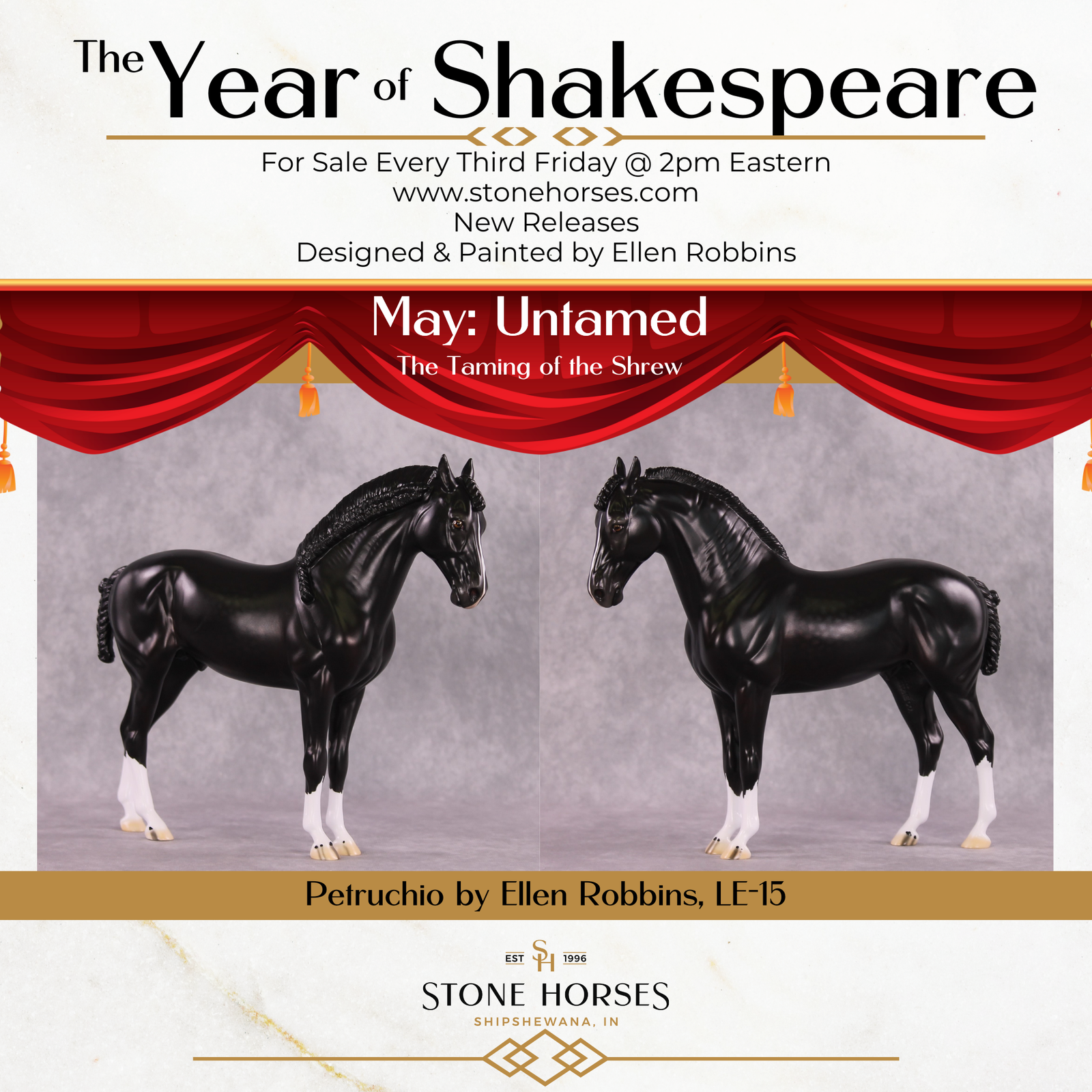 “Petruchio” LE-15  FCM Andalusian By Ellen Robbins CL25