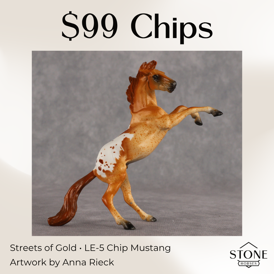 Streets of Gold LE-5 Chip Mustang by Anna Rieck July $99 Chips