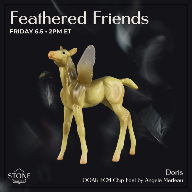 Doris OOAK FCM Chip Foal by Angela Marleau FTF26