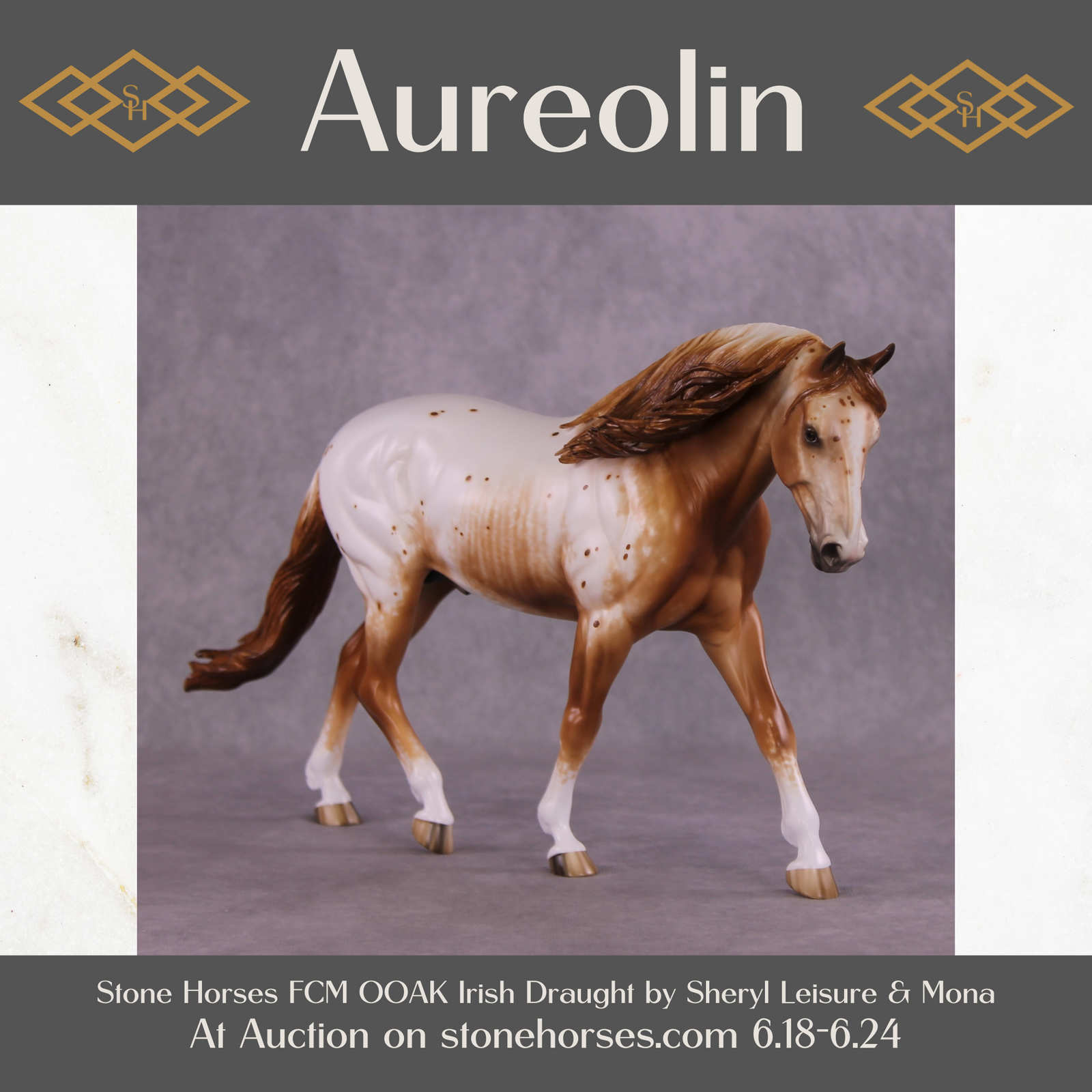 "Aureolin" OOAK Irish Draught by Sheryl Leisure Best Offer 6/24/25