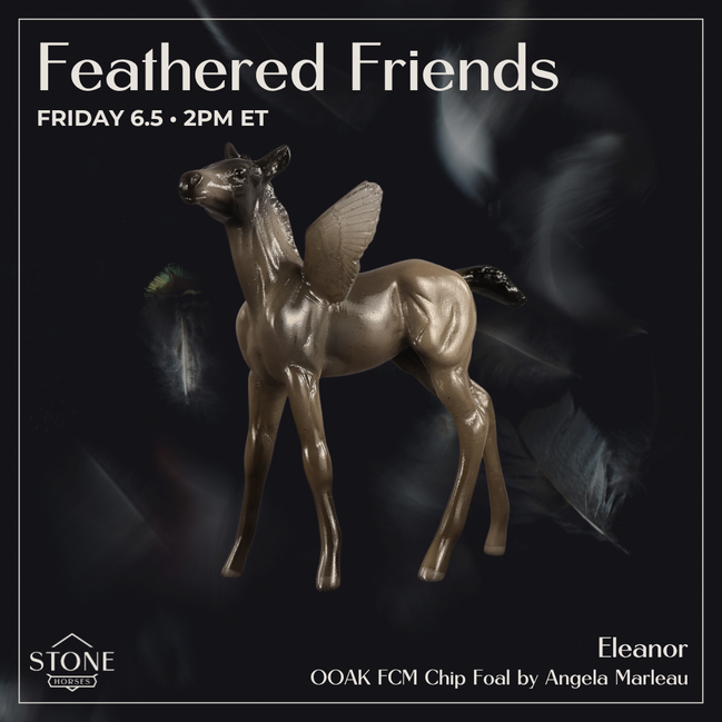 Eleanor OOAK FCM Chip Foal by Angela Marleau FTF26