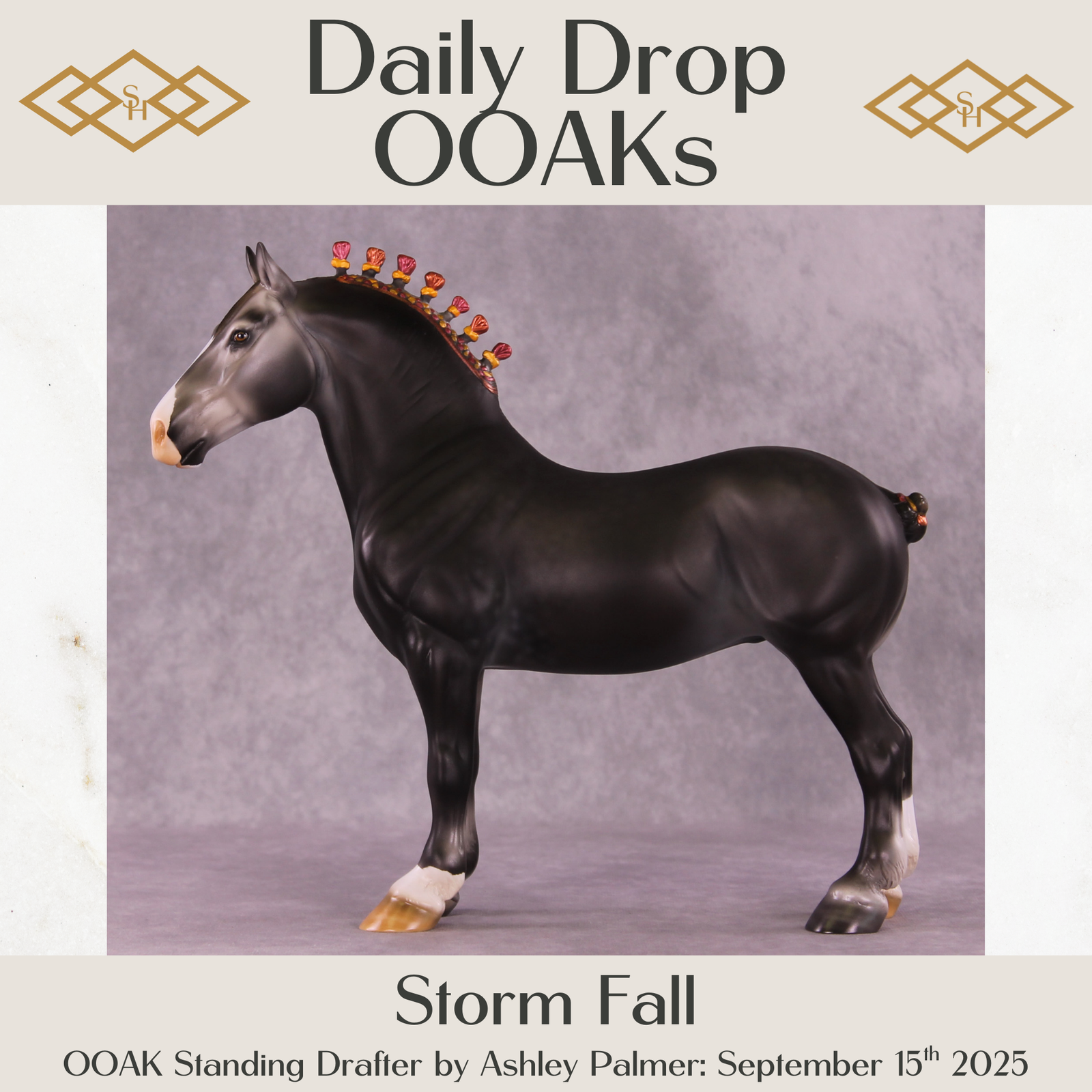 Storm Fall OOAK Standing Drafter by Ashley Palmer DDOOAKs25