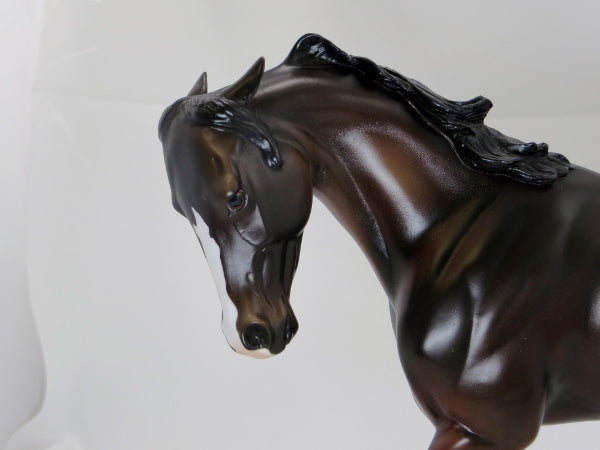 OBAMA - OOAK Bay Pinned Ear Thoroughbred 2/15