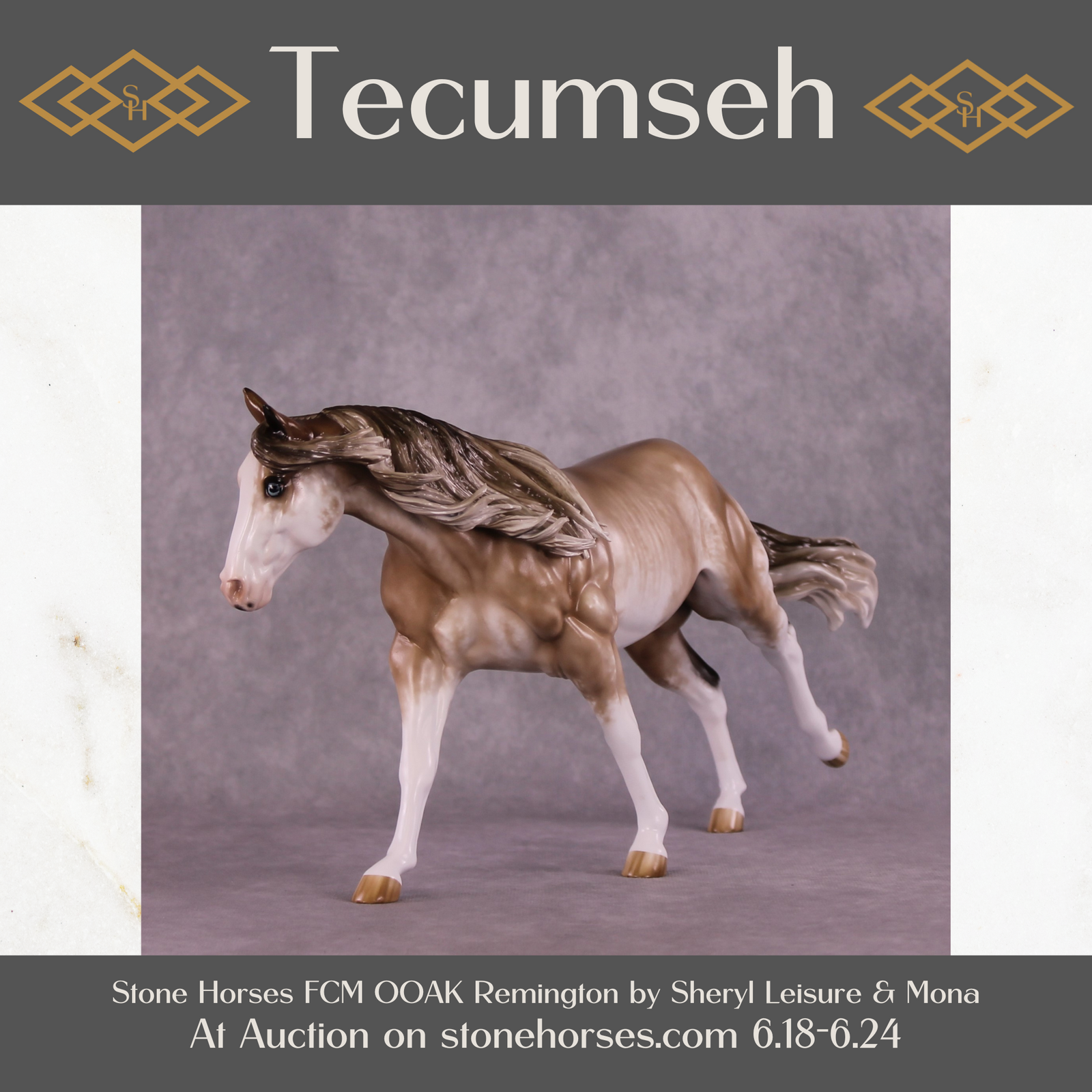 "Tecumseh" OOAK Remington by Sheryl Leisure Best Offer 6/24/25