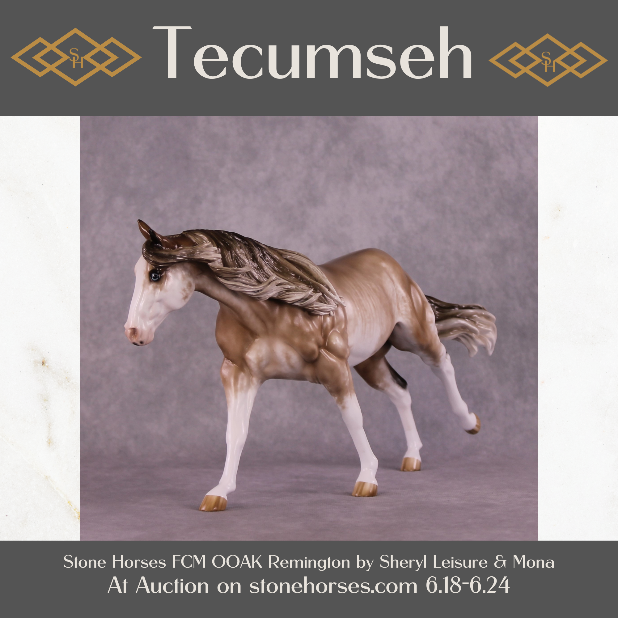 "Tecumseh" OOAK Remington by Sheryl Leisure Best Offer 6/24/25