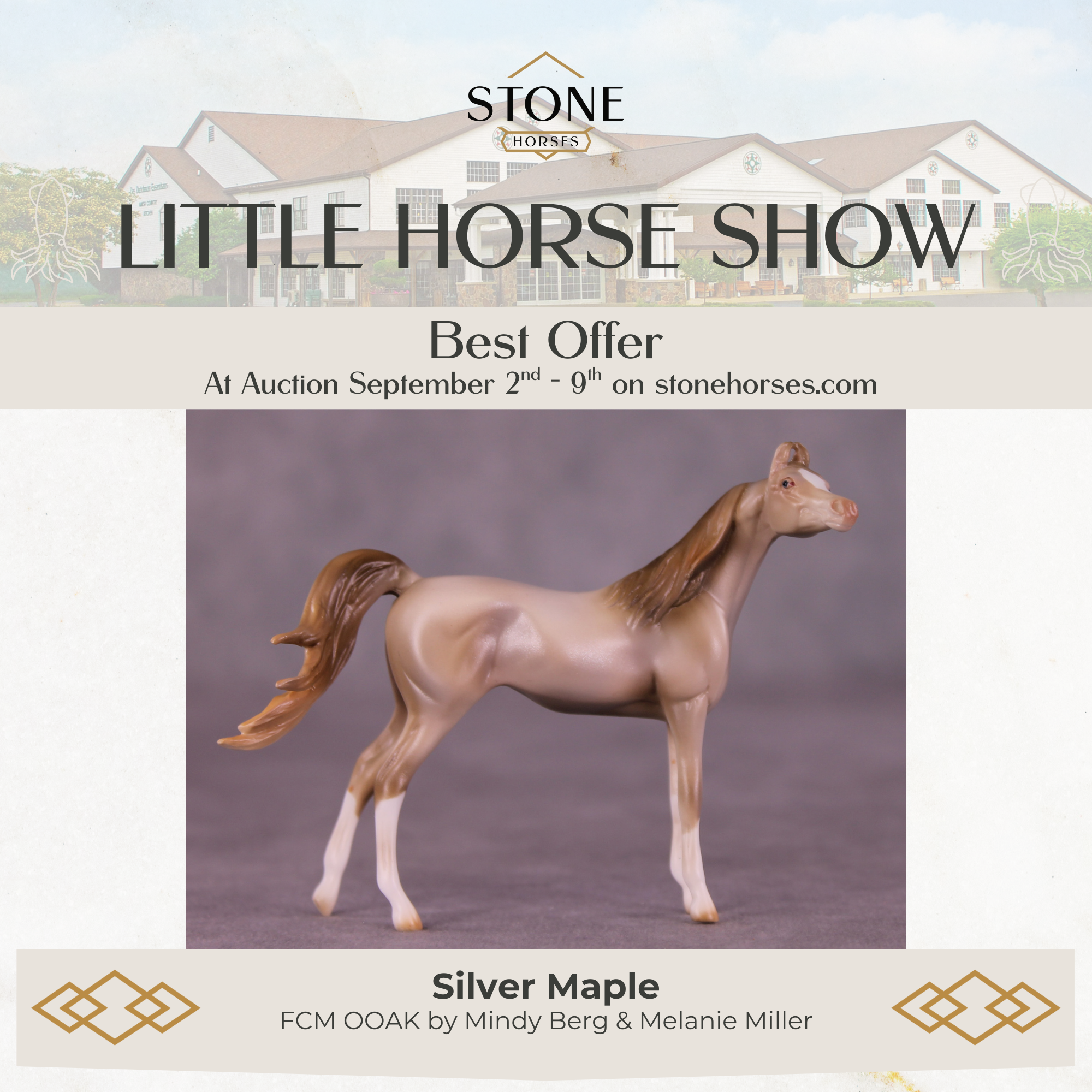 Silver Maple OOAK FCM Chip Arabian by Mindy Berg Best Offers LHS25 09/09/2025