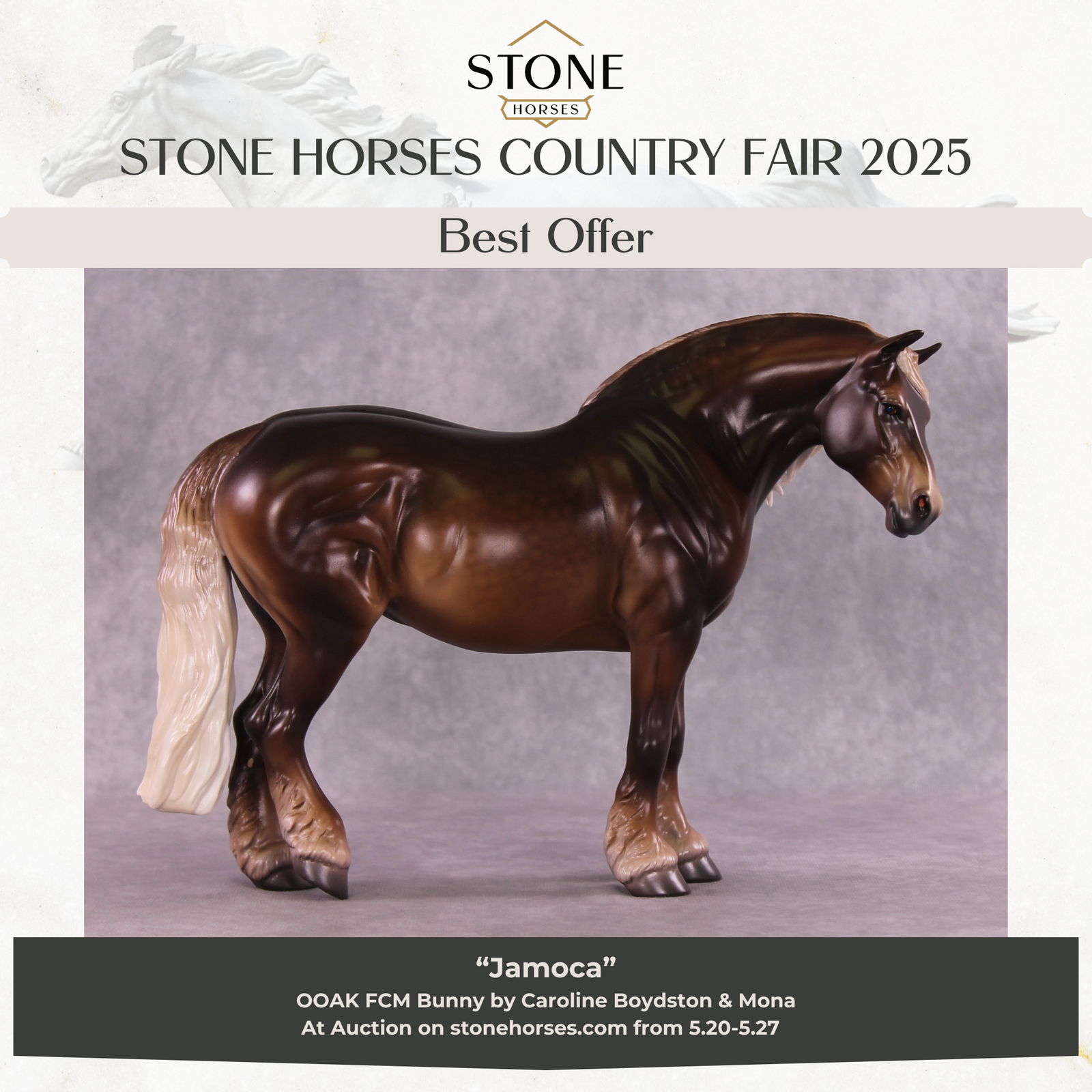 "Jamoca" OOAK FCM Heavy Draft By Caroline Boydston SHCF25 Best Offer 5/27/25