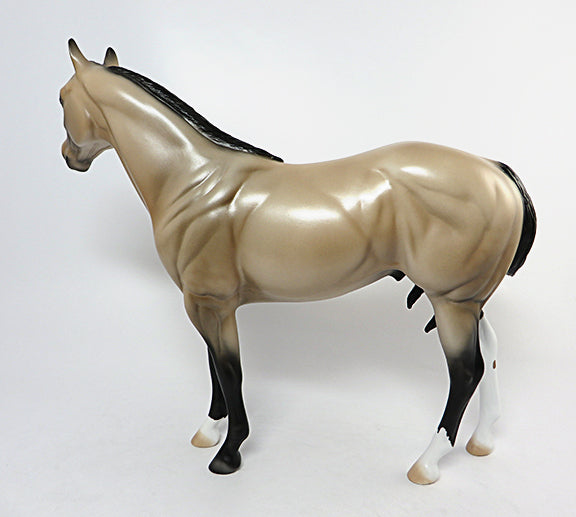 O&#39;CONNOR-OOAK BUCKSKIN PAINT ISH MODEL HORSE 08/03/16