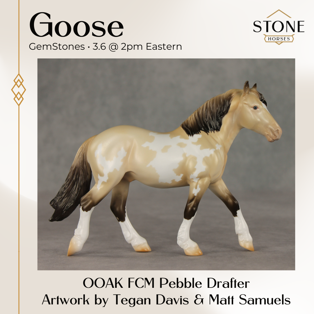 Goose OOAK FCM Pebble Drafter by Tegan Davis & Matt Samuels GS26