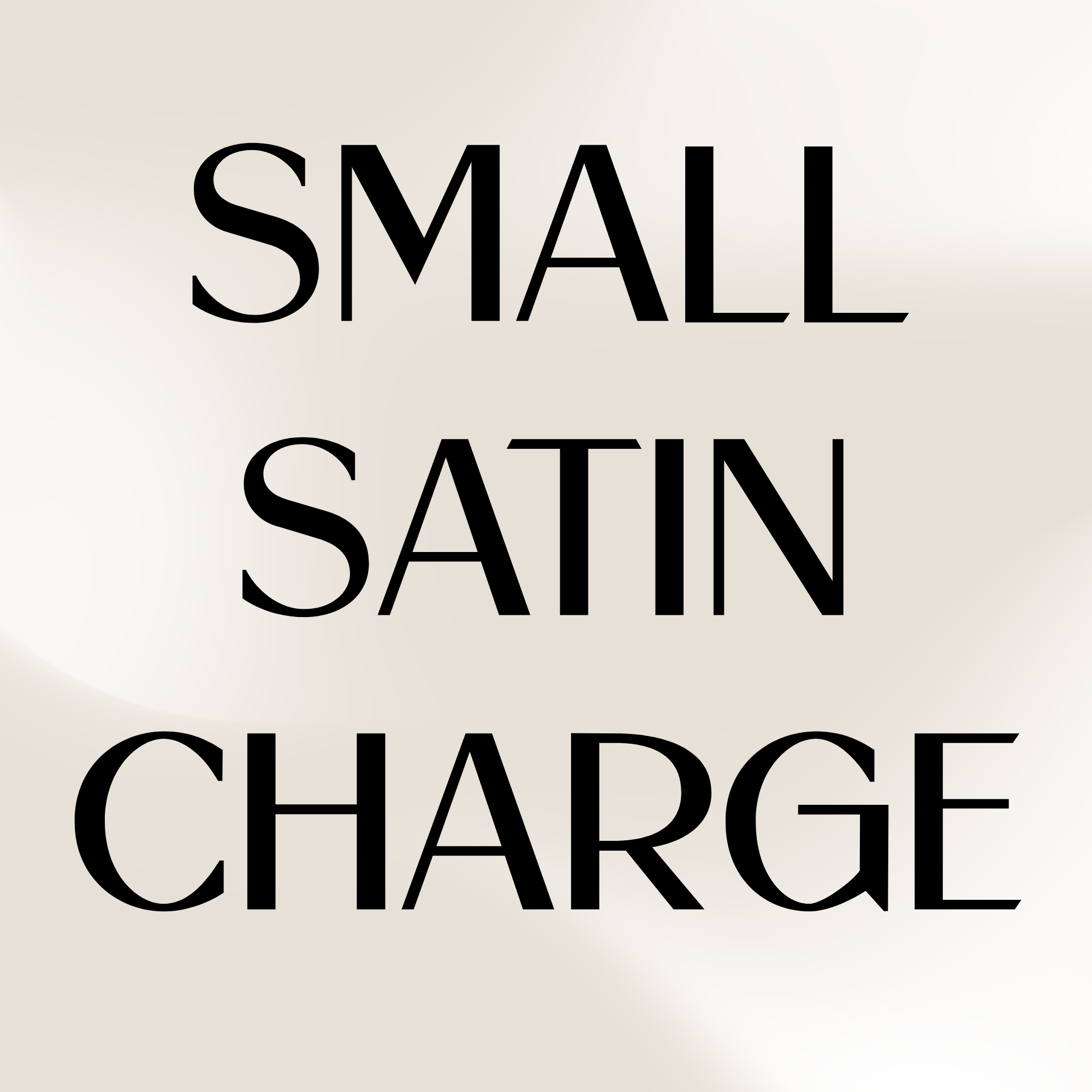 Small Satin Charge