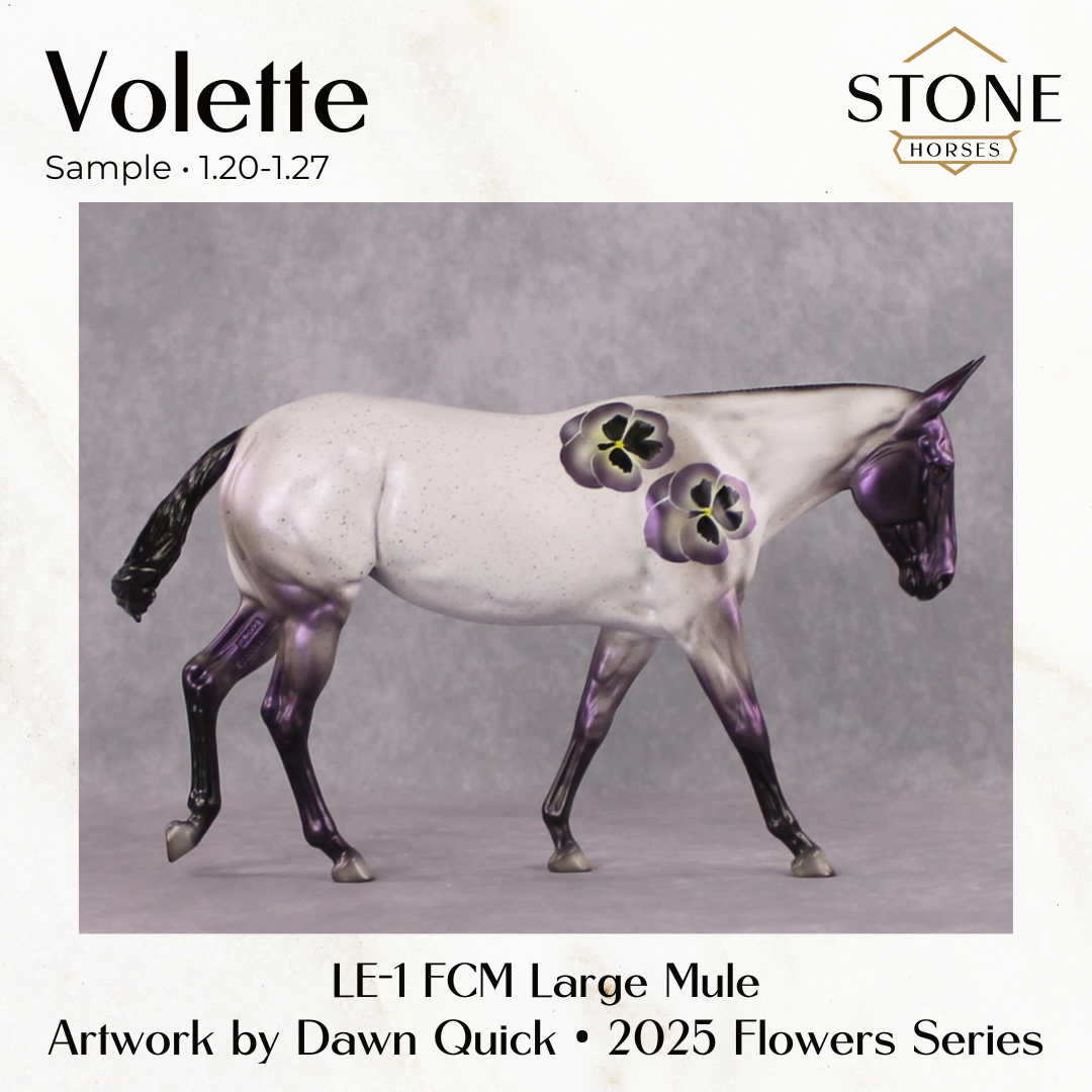 SAMPLE Volette LE-1 FCM Large Mule by Dawn Quick SS0126