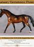 "A Moment of Zen" OOAK Custom Golden Dappled Bay Pony Stone By Kristen Cermele - Gemstone Series
