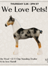 Raise the Woof LE-5 Chip Standing Drafter by Jess Hamill SCD26