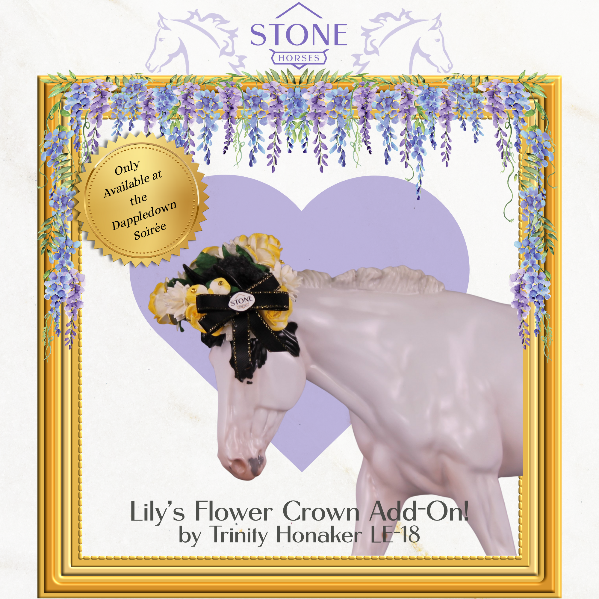 Dappledown Soirée Lady L'Ongears Flower Crown Accessory LE-18
