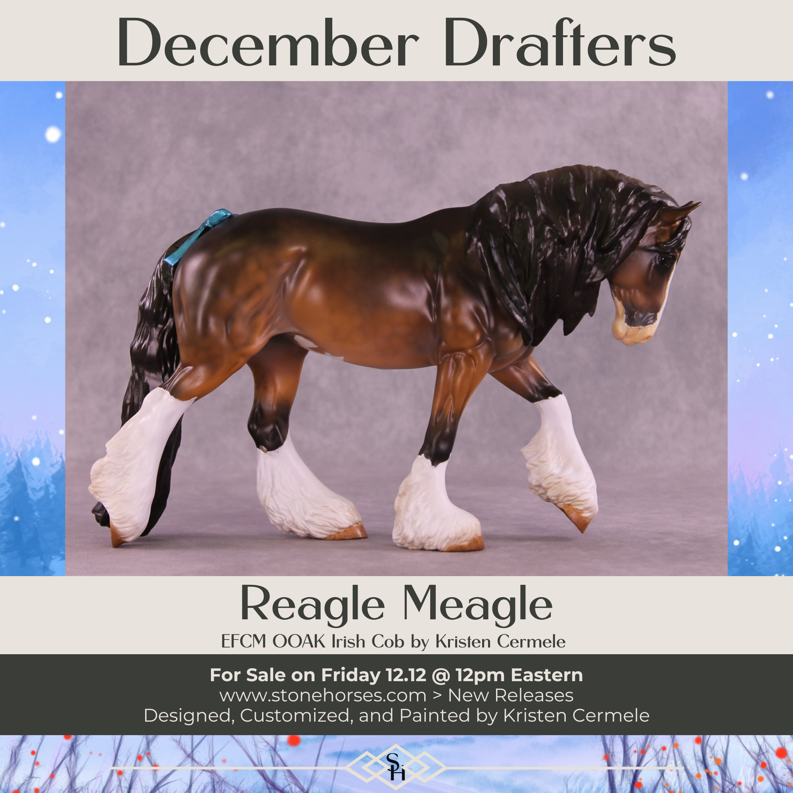 Reagle Meagle OOAK EFCM Irish Cob by Kristen Cermele GS1225