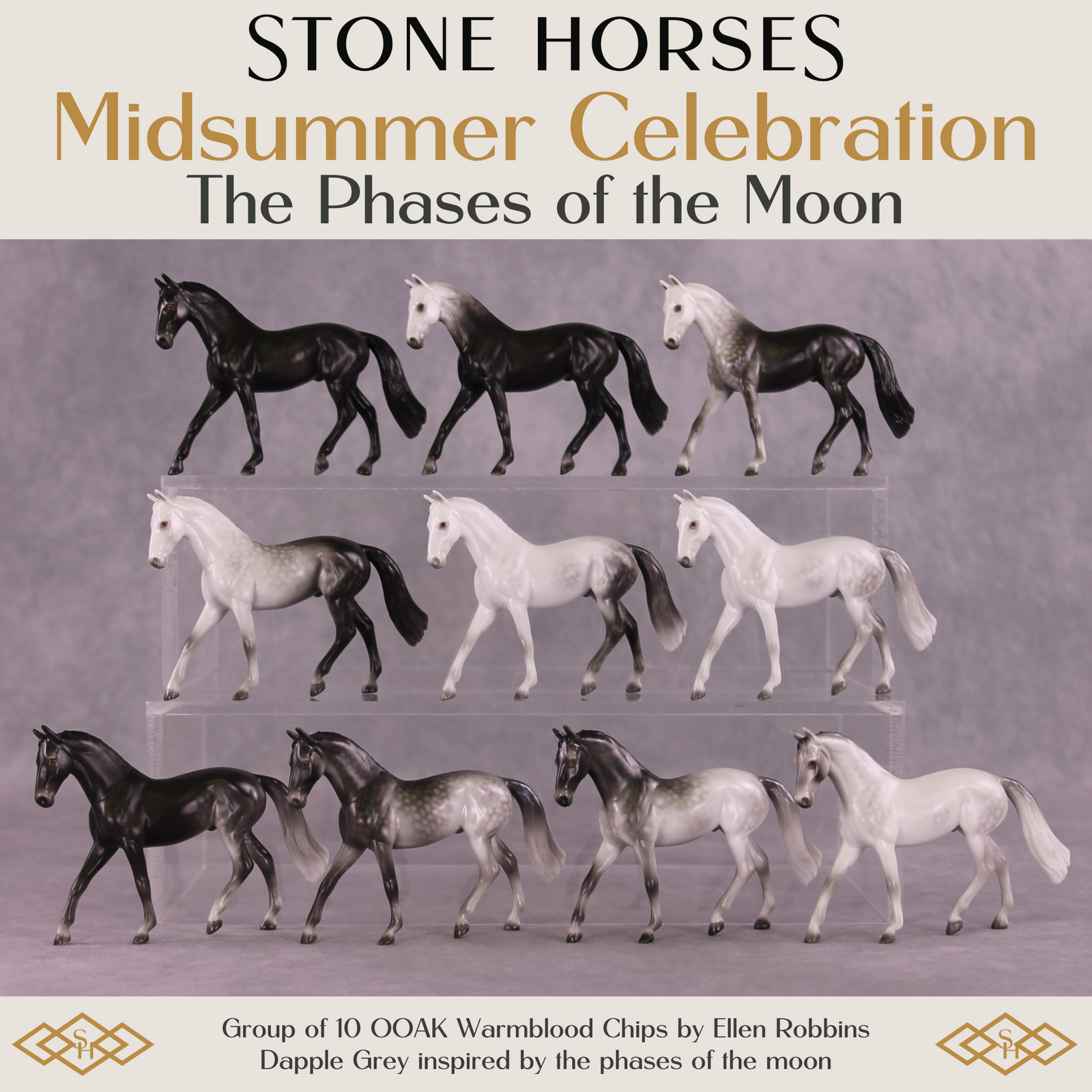 Stone Horses Midsummer Celebration Surprise Chips: The Warmblood Chips Grab Bag by Ellen Robbins SCD25