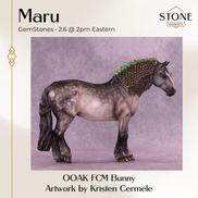 Maru OOAK FCM Bunny by Kristen Cermele GS26