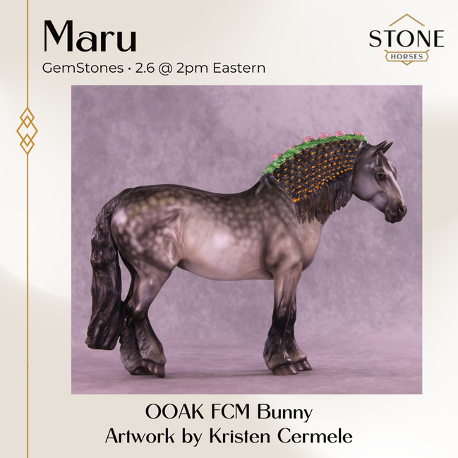Maru OOAK FCM Bunny by Kristen Cermele GS26