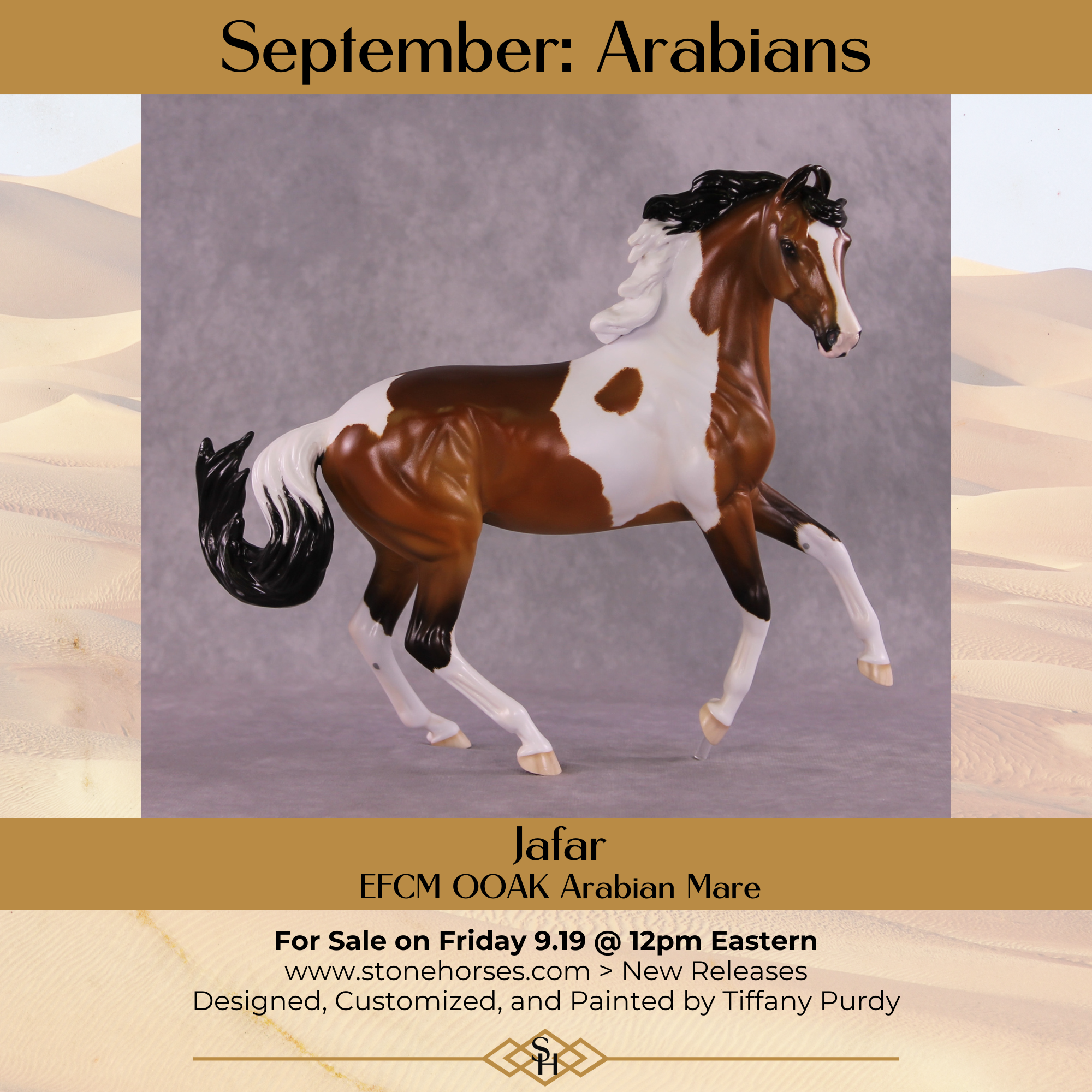 Jafar OOAK EFCM Arabian to Marwari by Tiffany Purdy GS925