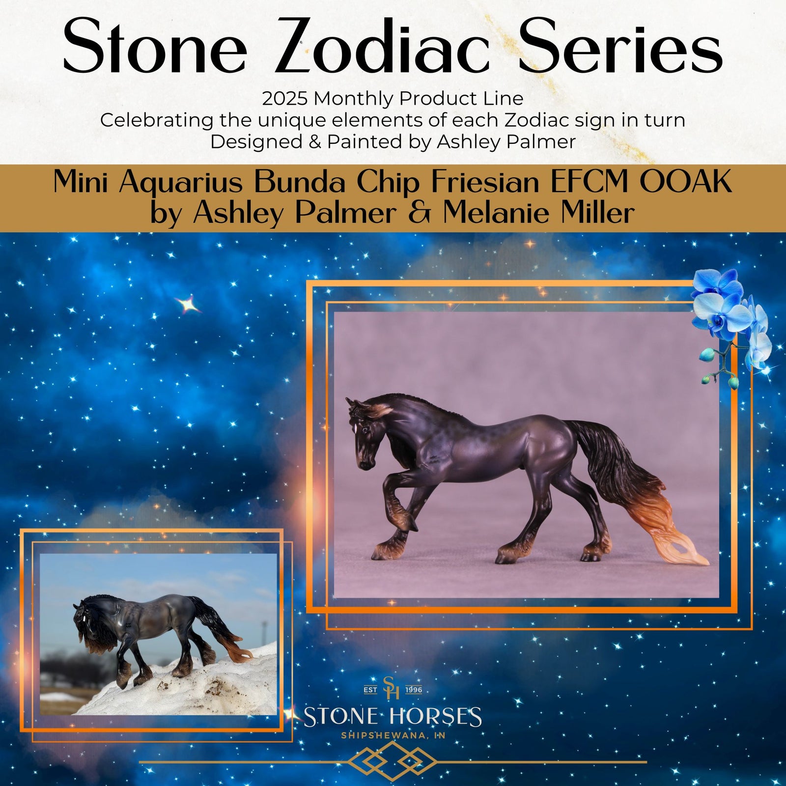 Mini Bunda OOAK EFCM Chip Friesian by Ashley Palmer & Melanie Miller SCD26