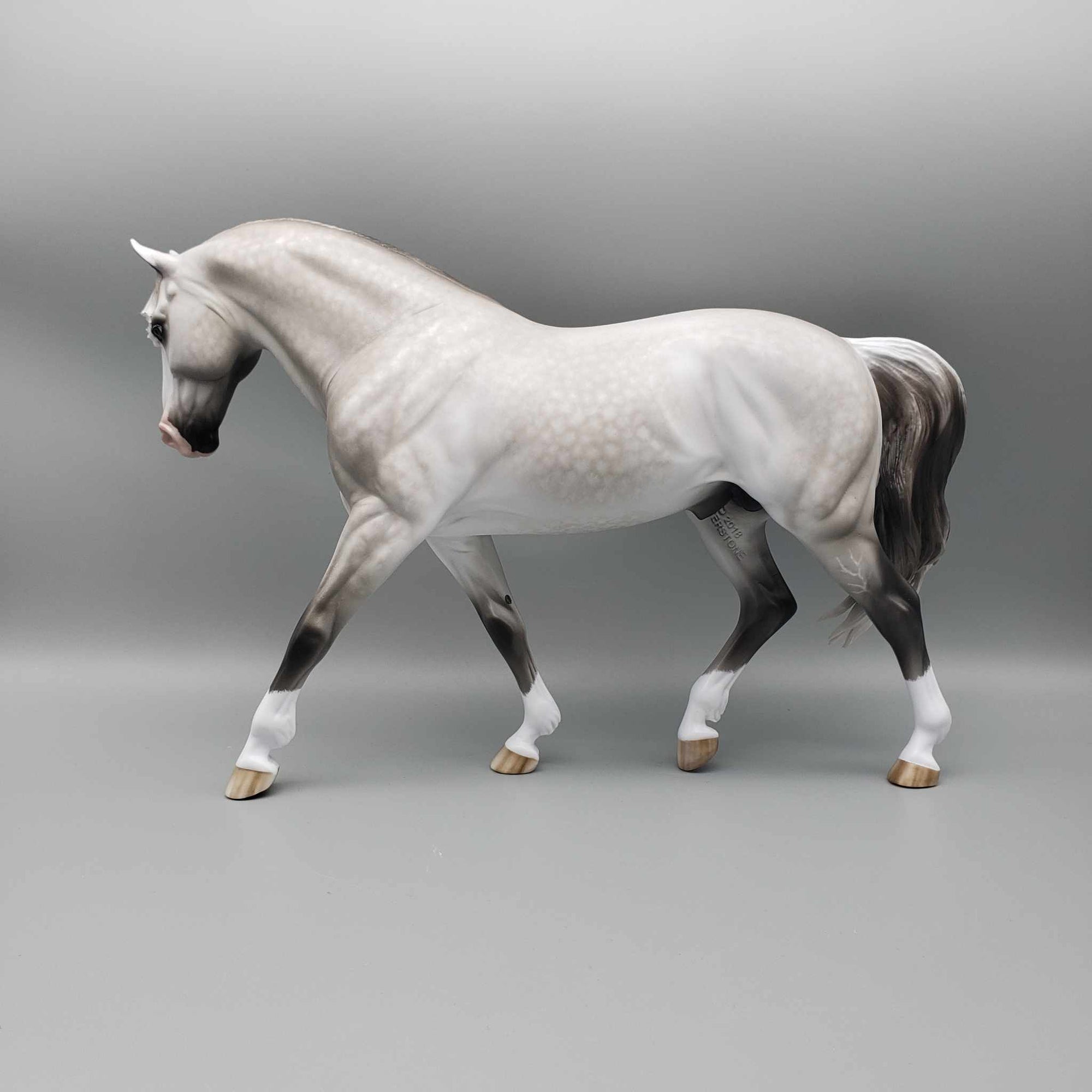 Pip OOAK - Dappled Grey Irish Draft by Sheryl Leisure - Best Offers 1/15/24